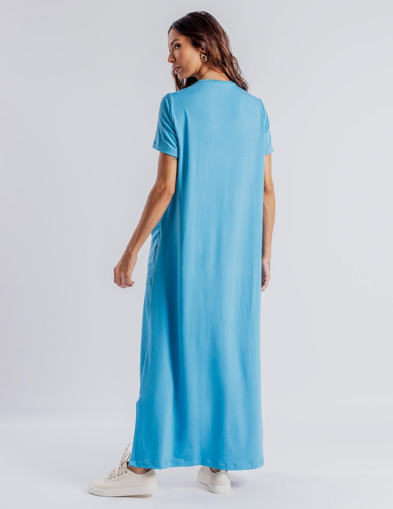 Vestido Paolla azul claro