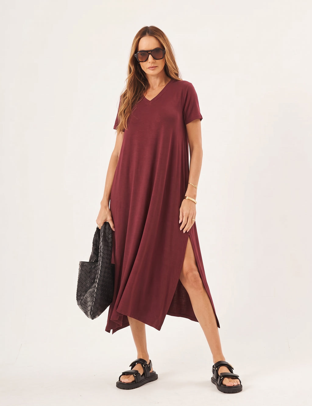 Vestido Aretha Malbec
