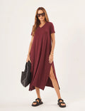Vestido Aretha Malbec
