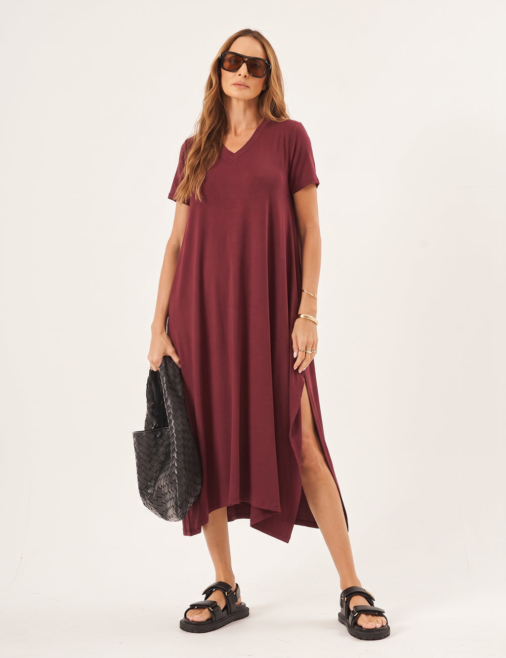 Vestido Aretha Malbec