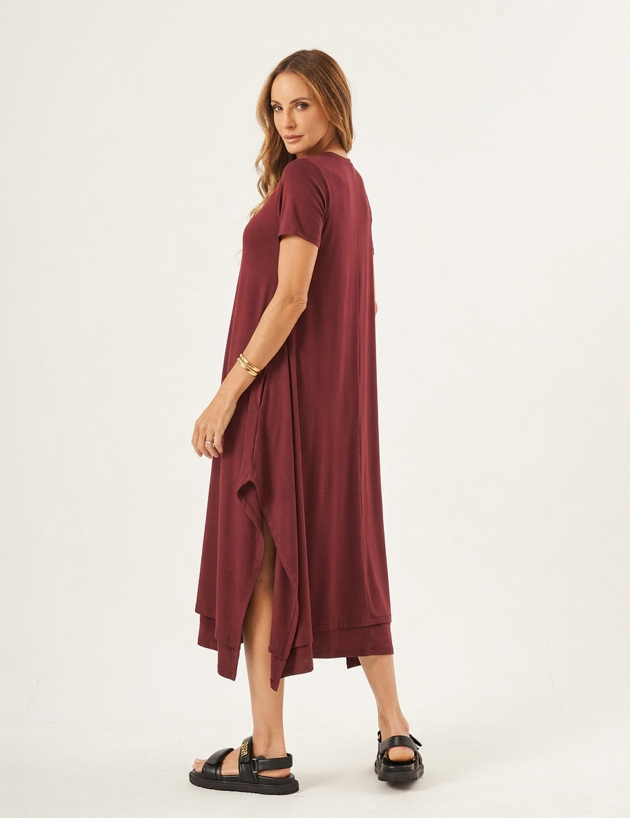 Vestido Aretha Malbec