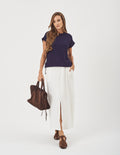 Saia Midi Valença Off White