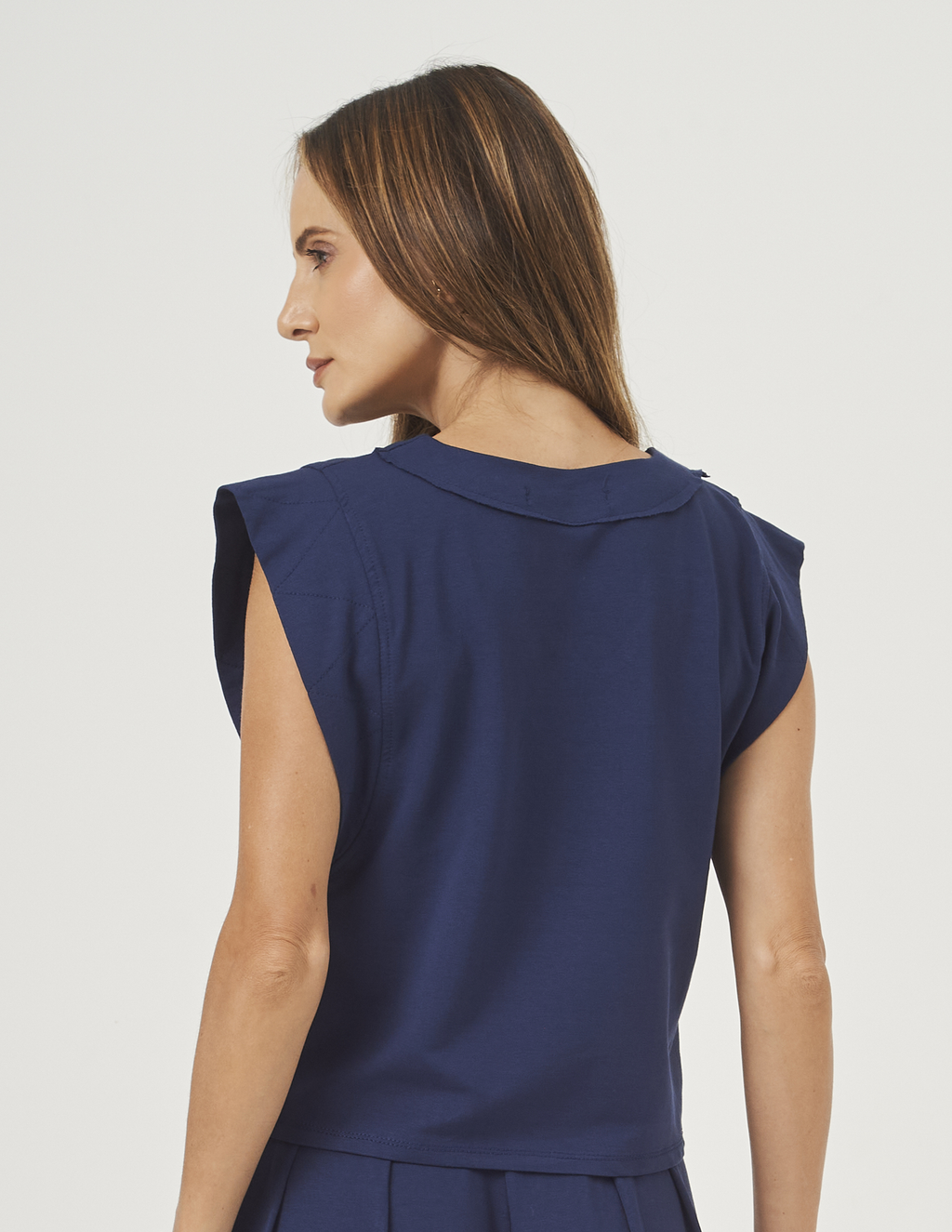 Blusa Alessia Azul Marinho
