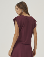 Blusa Alessia Malbec