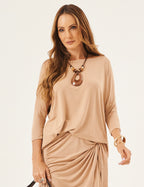Blusa Eva Bege
