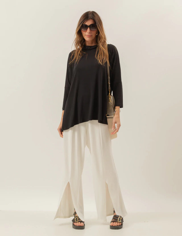 Blusa Gola Boba Oversized Preta