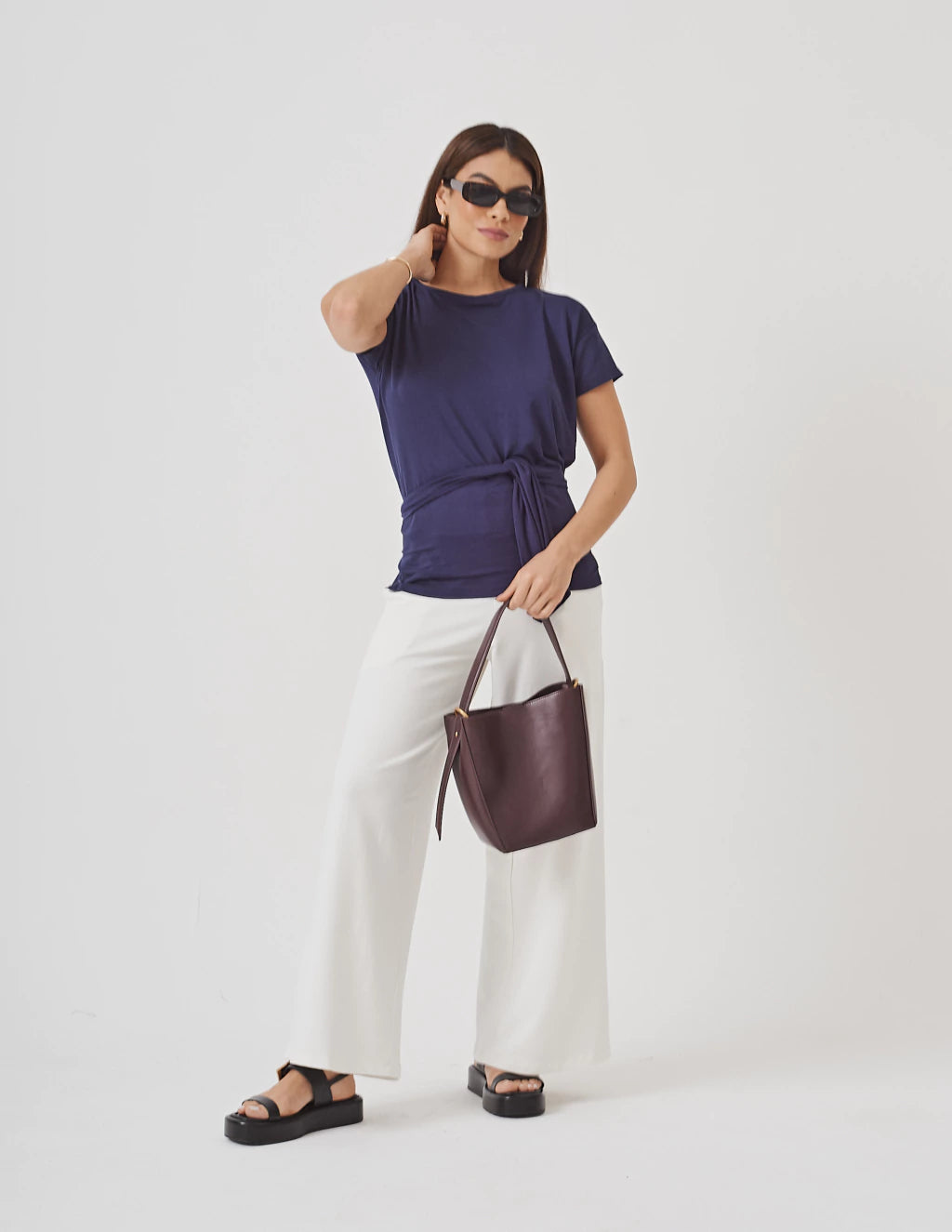 Blusa Haia Azul Marinho