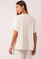 Blusa Transpassada Off White