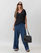 Blusa Transpassada Preta