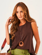Blusa Ayla Marrom