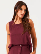 Blusa Ayla Malbec