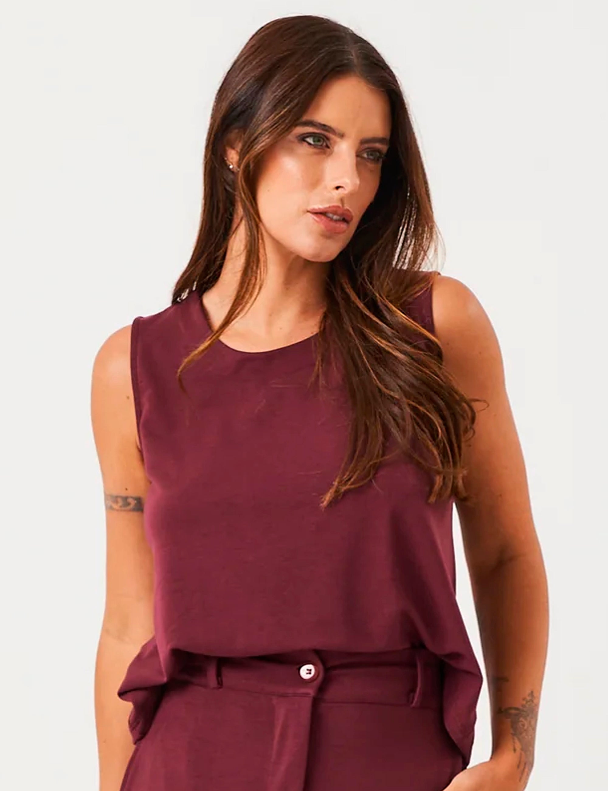 Blusa Ayla Malbec