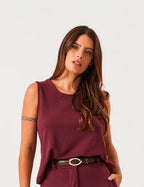 Blusa Ayla Malbec