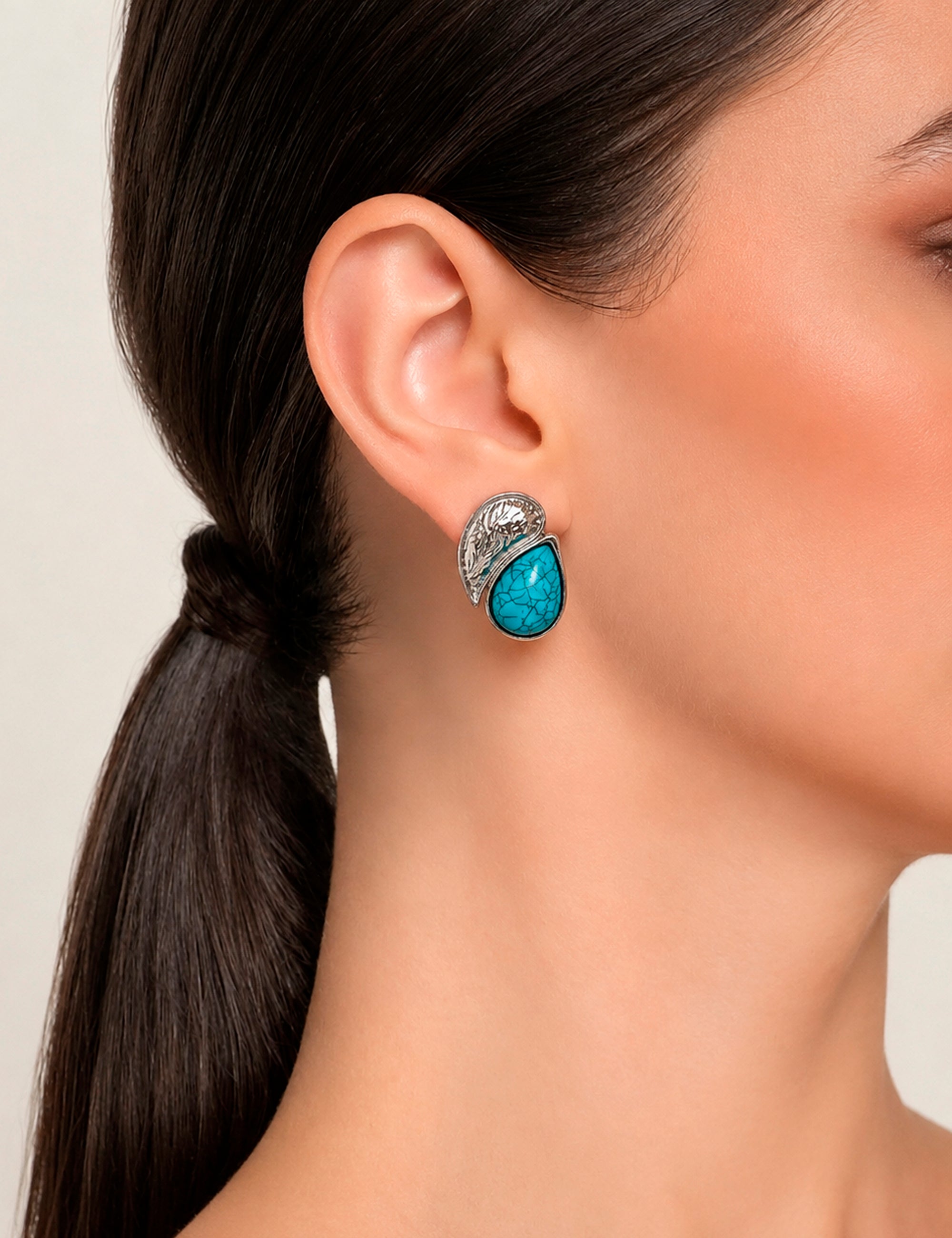 Brinco Turquesa Serena