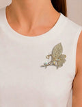 Broche Folha Dourada
