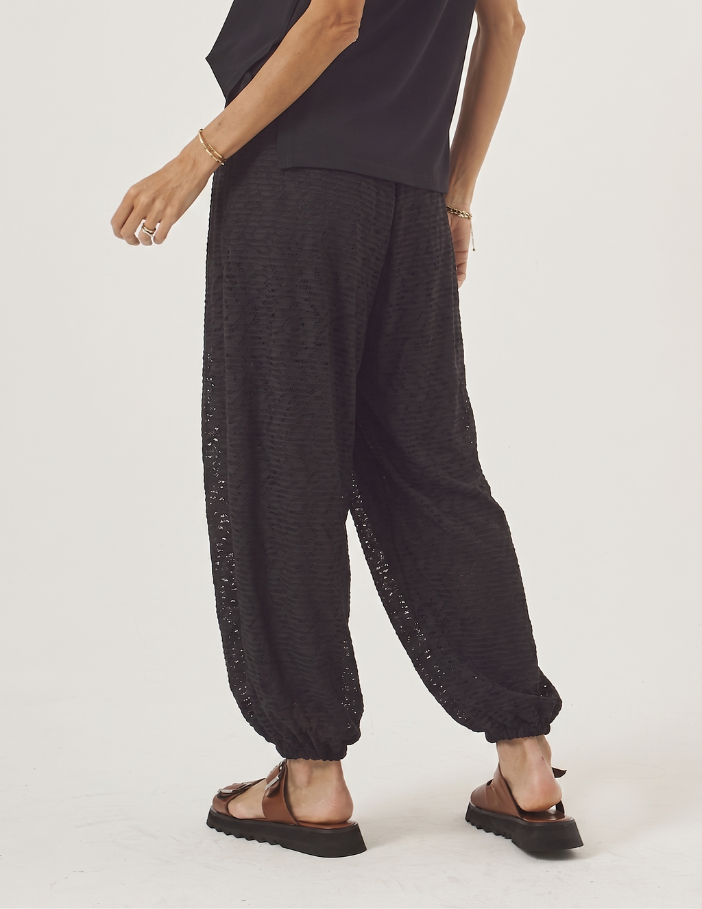 Calça Aladin Renda Preta