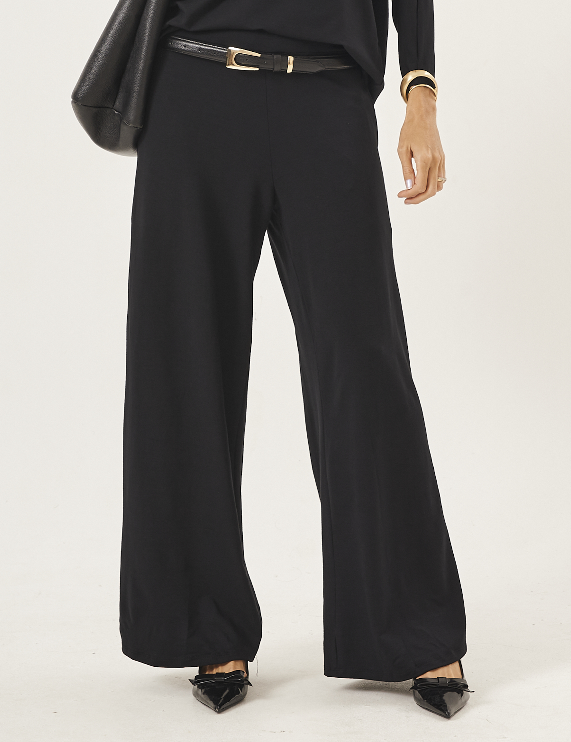 Kit Calça Panamá: Off White, Marinho e Preto