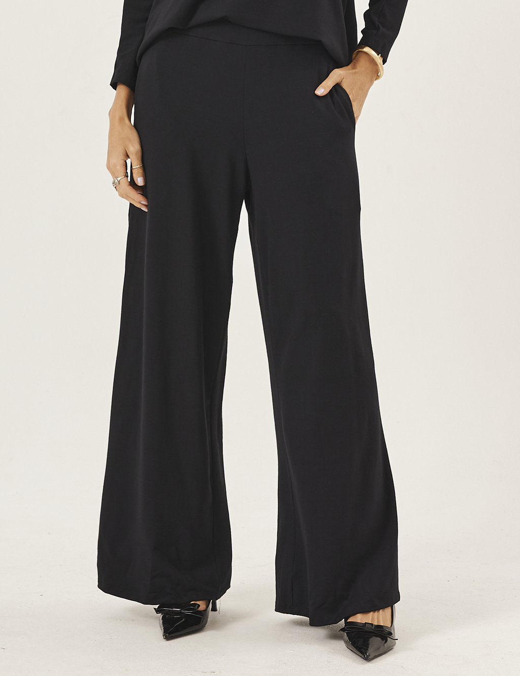 Kit Calça Panamá: Off White, Marinho e Preto