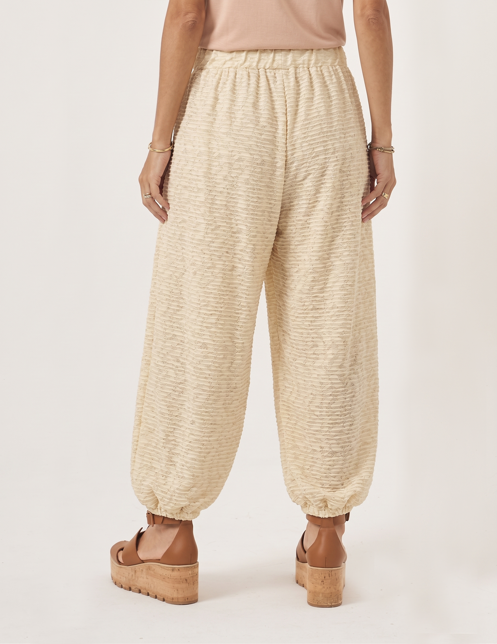 Calça Aladin Renda Off White
