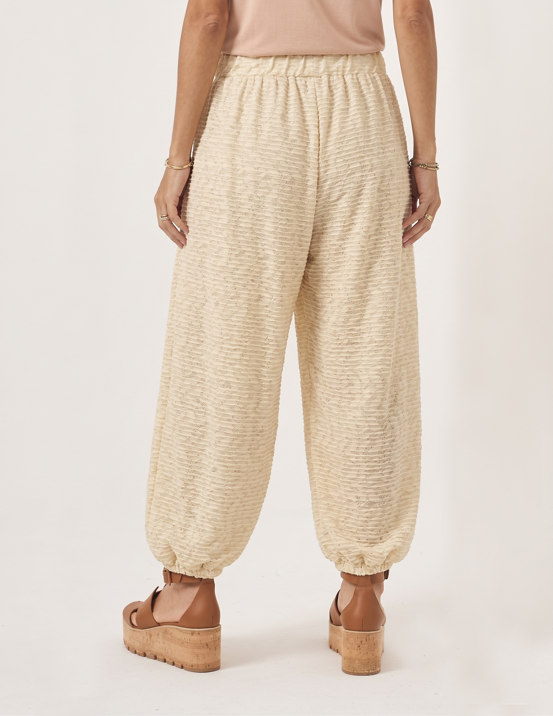 Calça Aladin Renda Off White