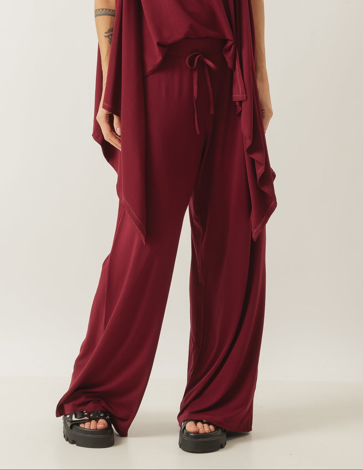 Calça Kimono Bordô