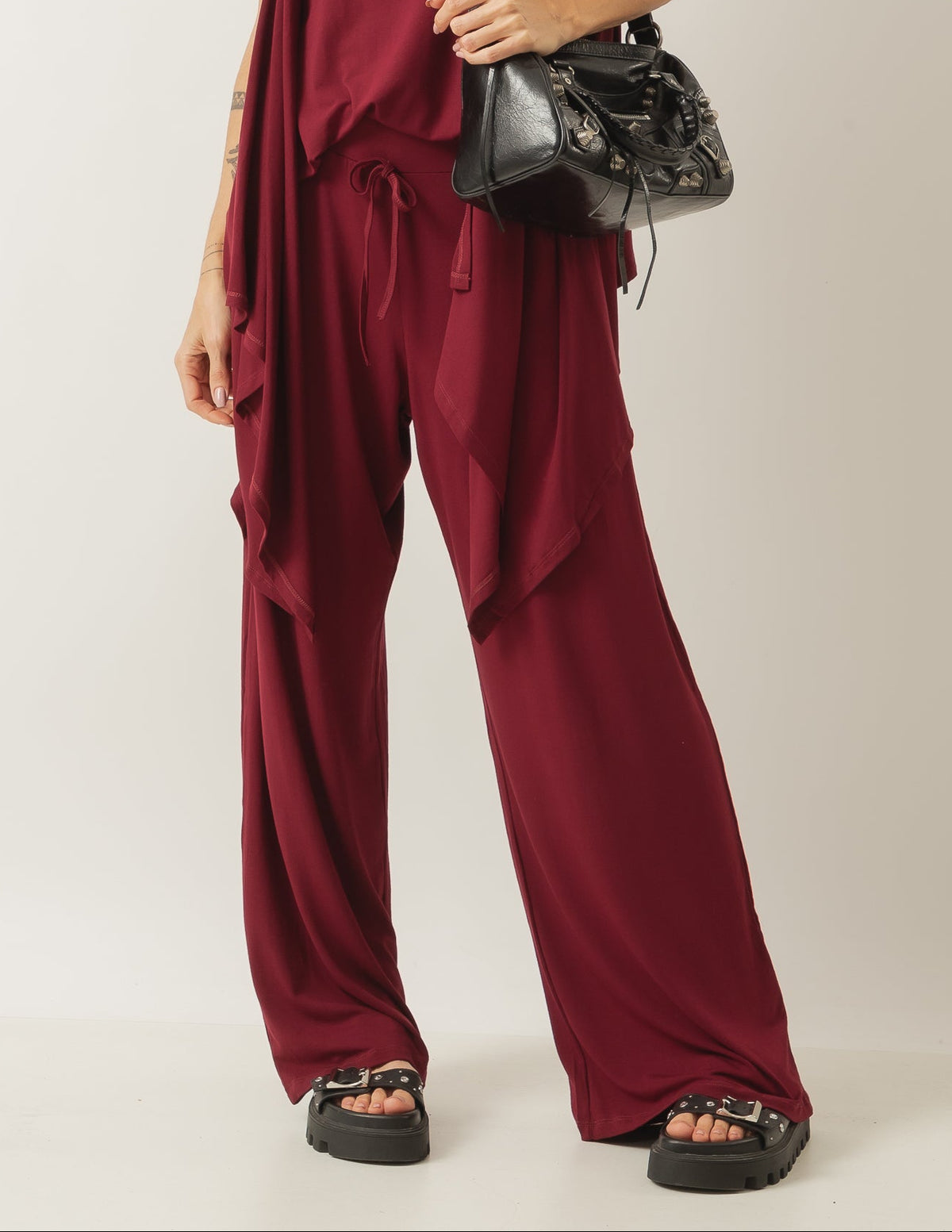 Calça Kimono Bordô