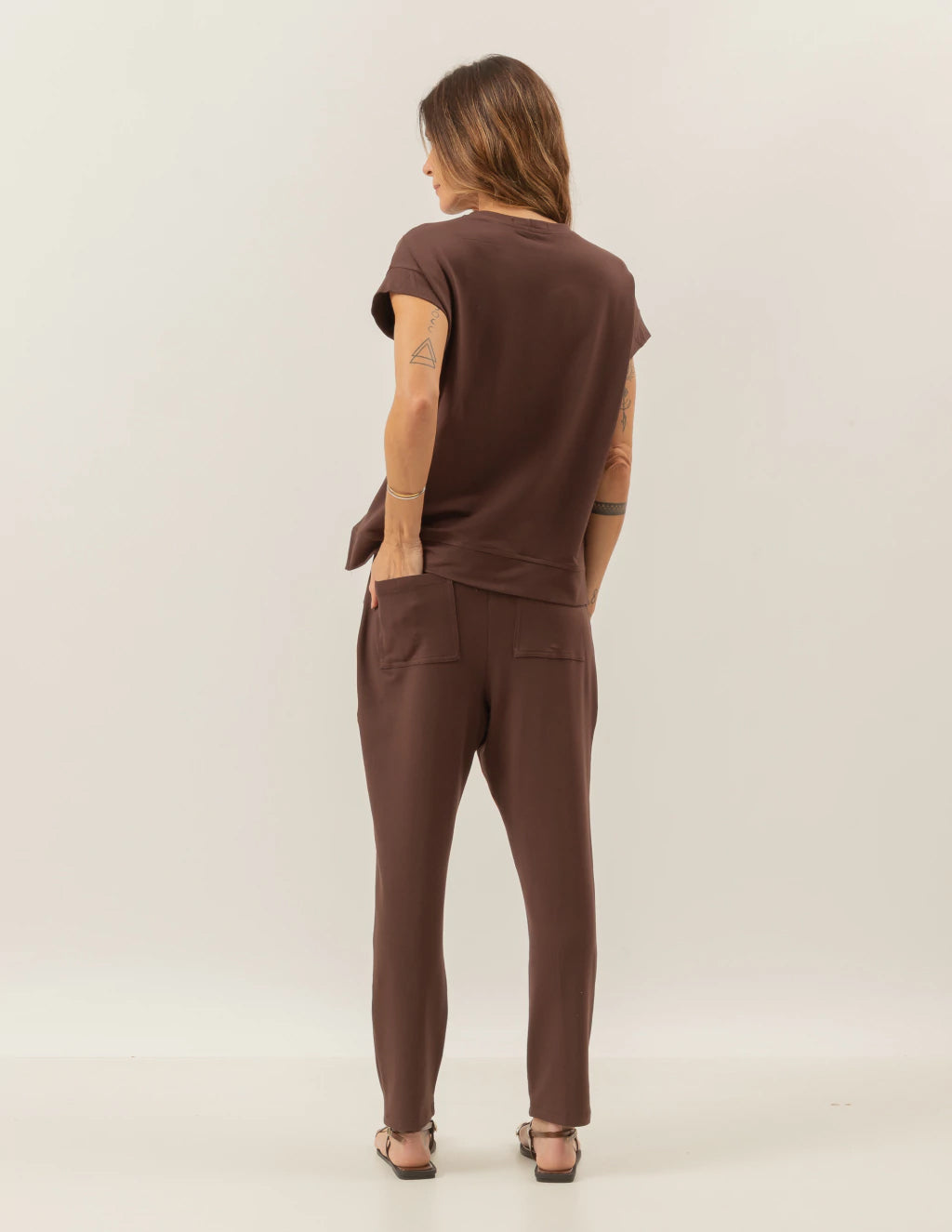 Conjunto Eleonora Marrom