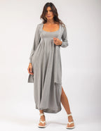 CARDIGAN CURTO MESCLA