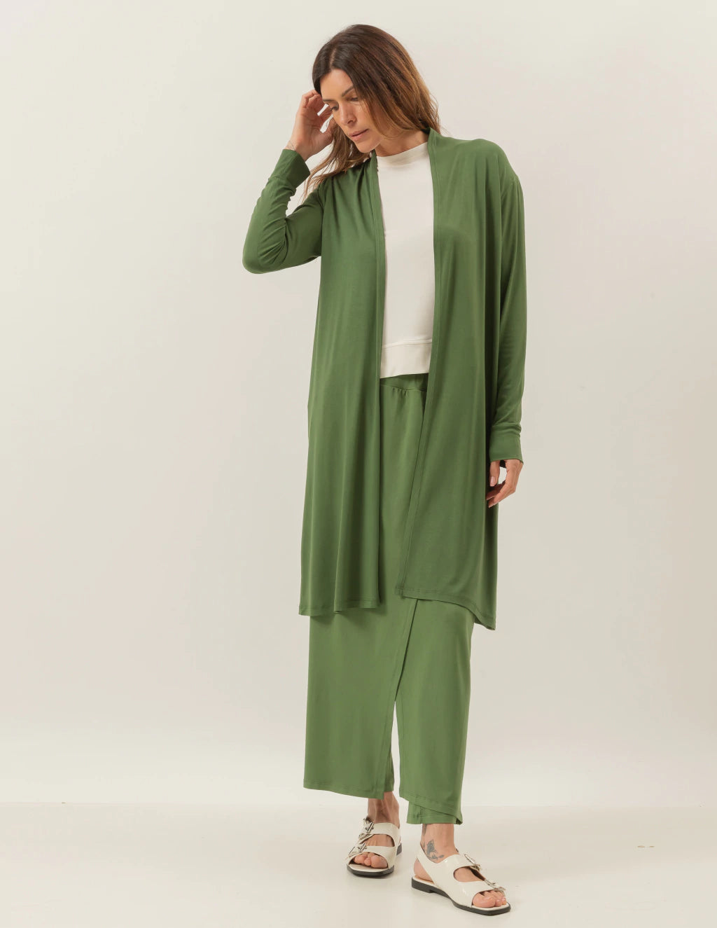 CARDIGAN CURTO MILITAR
