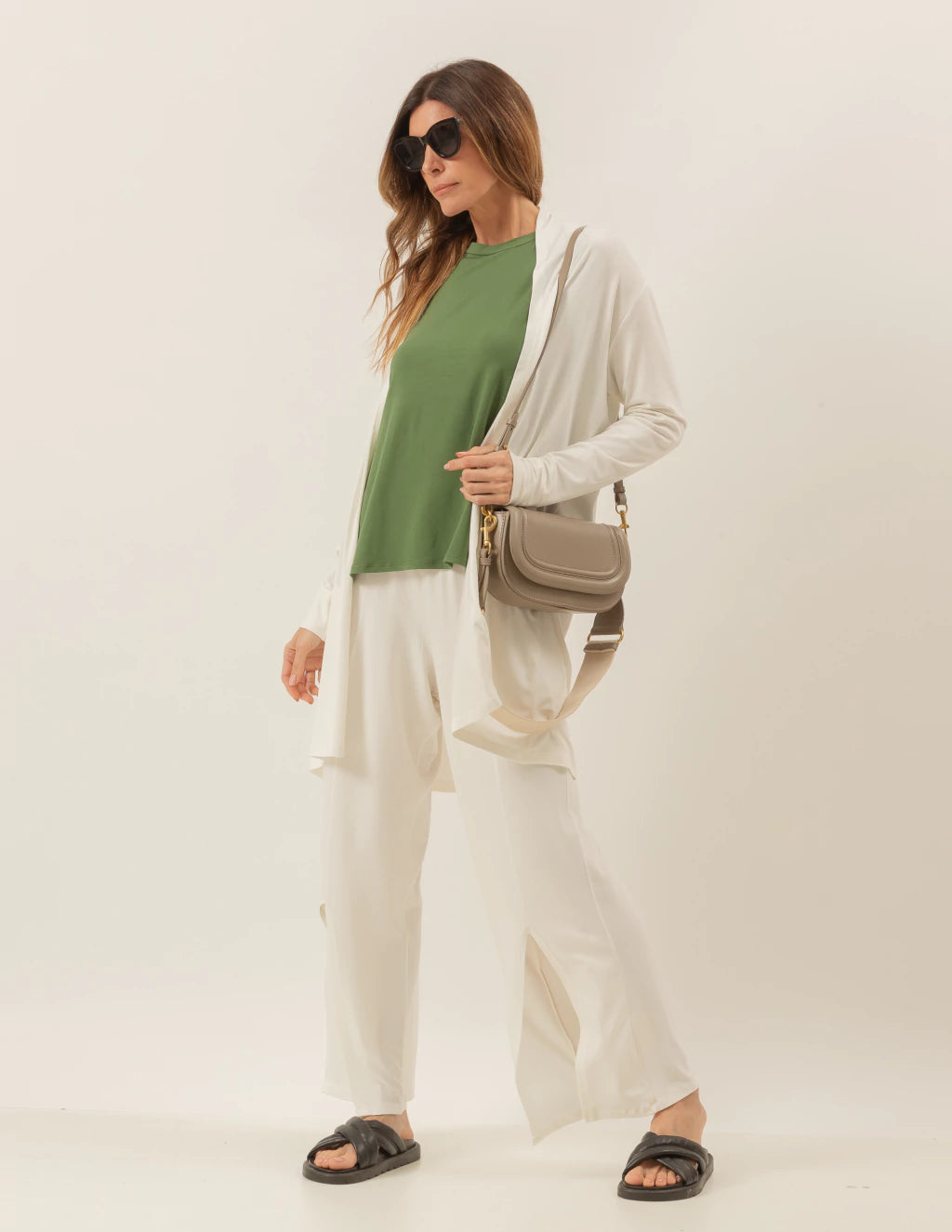 CARDIGAN CURTO OFF WHITE