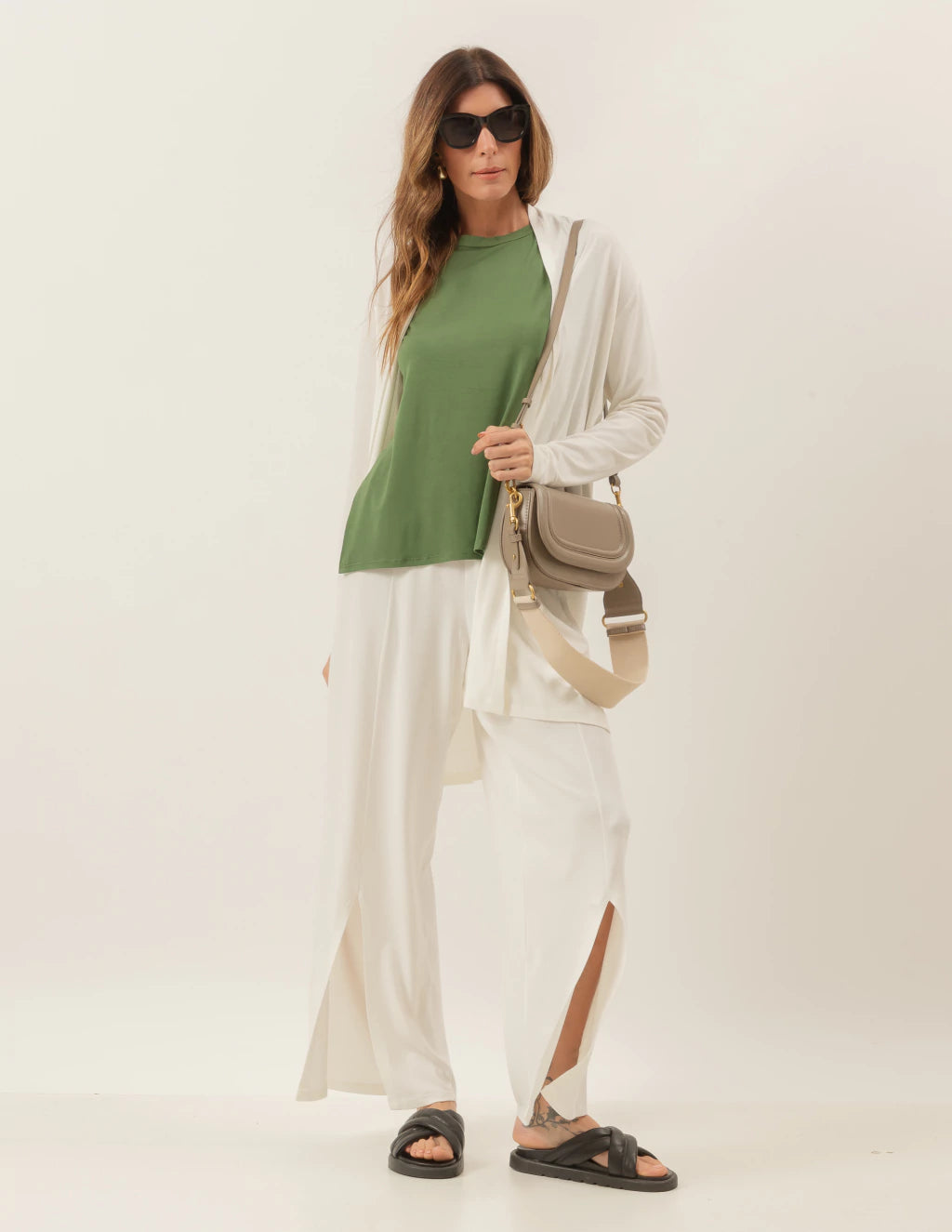 CARDIGAN CURTO OFF WHITE
