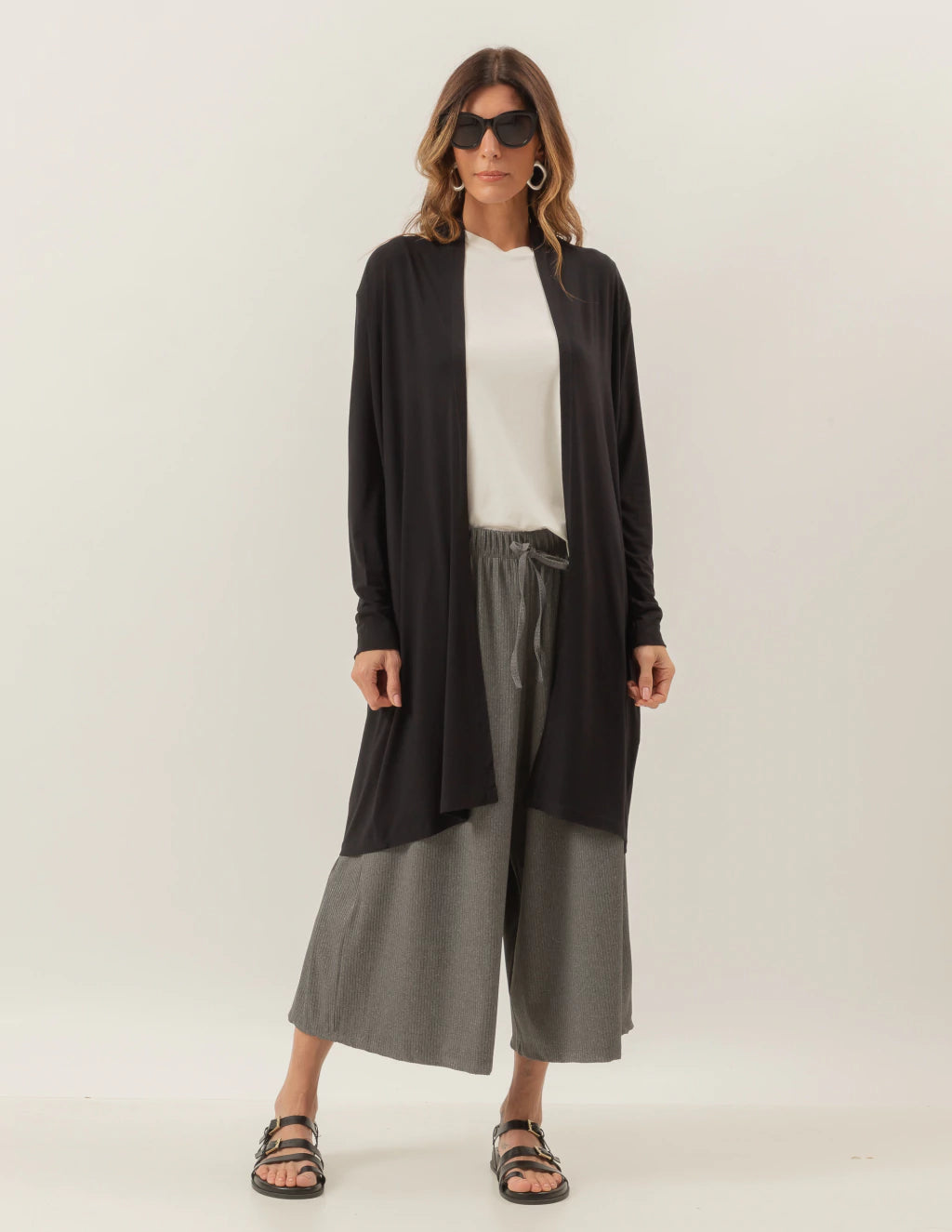 CARDIGAN CURTO PRETO