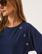 Conjunto Clarissa Azul Marinho