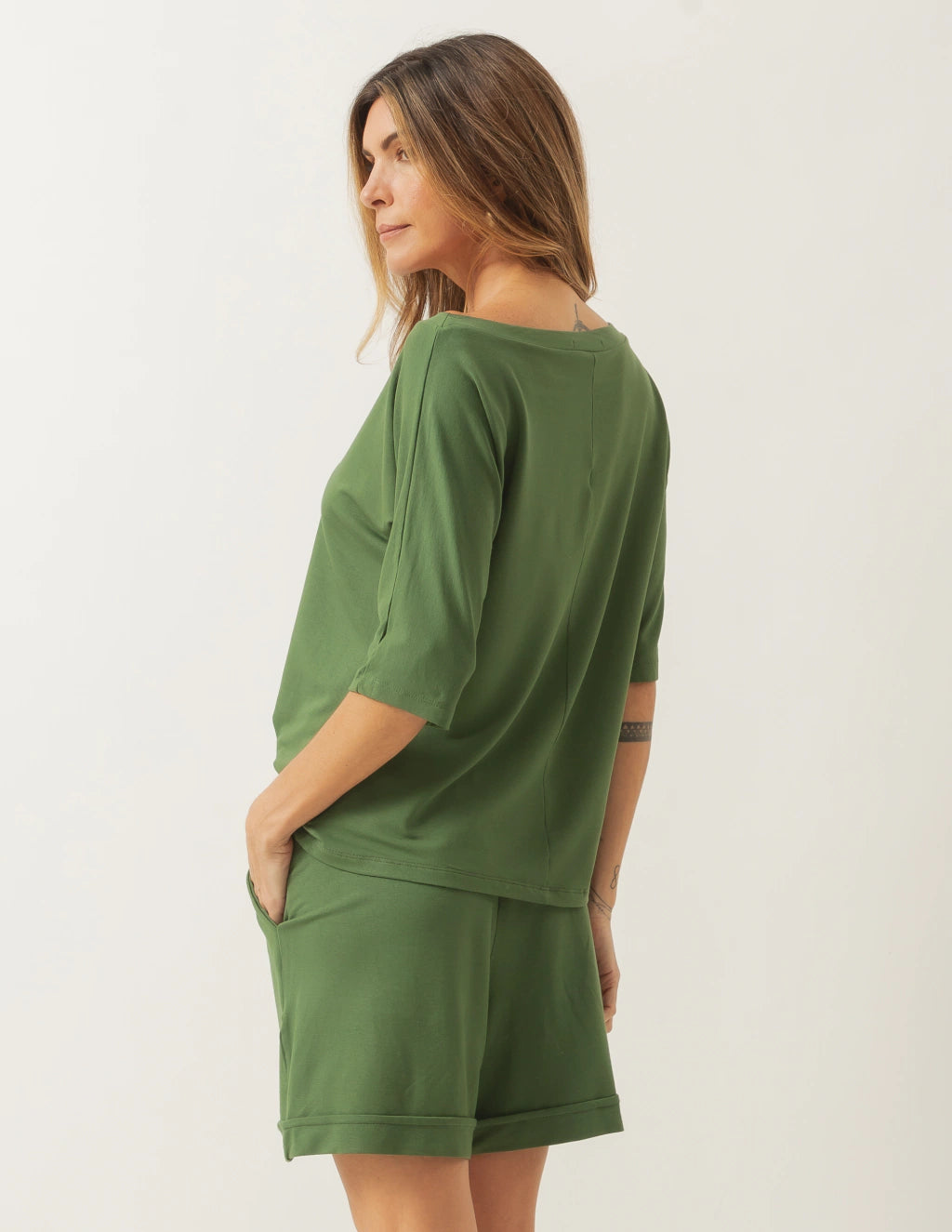 Conjunto Malta Verde Militar