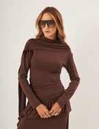 Conjunto Serena Marrom
