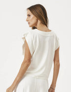Kit Blusa Alessia: Off White, Marrom e Malbec Único