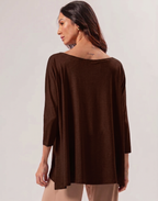 Kit Blusa Gola Careca: Off White, Malbec e Marrom