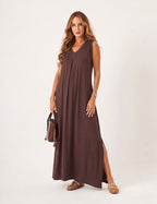 Vestido Sophie Marrom