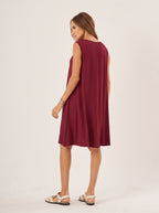 Vestido Liz Bordô