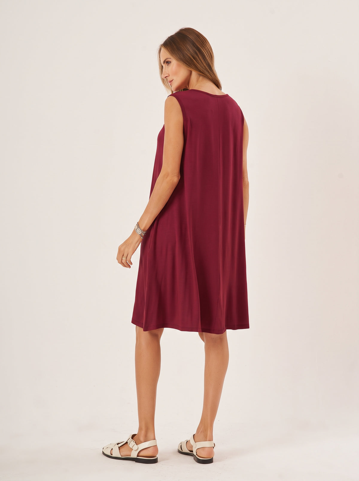 Vestido Liz Bordô
