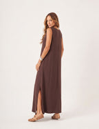 Vestido Sophie Marrom