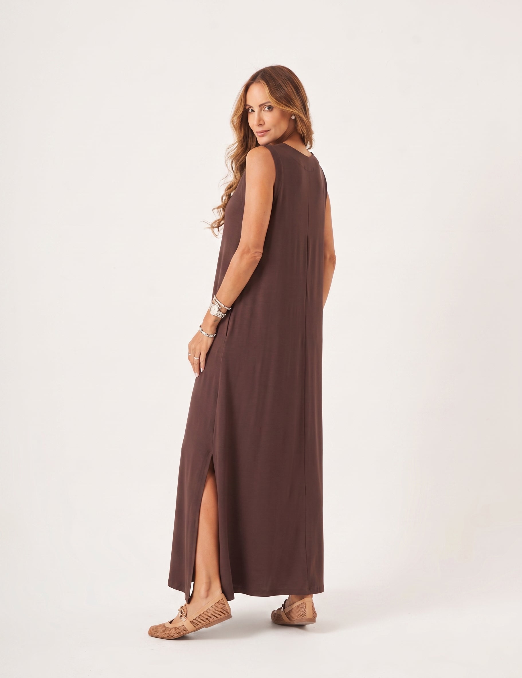 Vestido Sophie Marrom