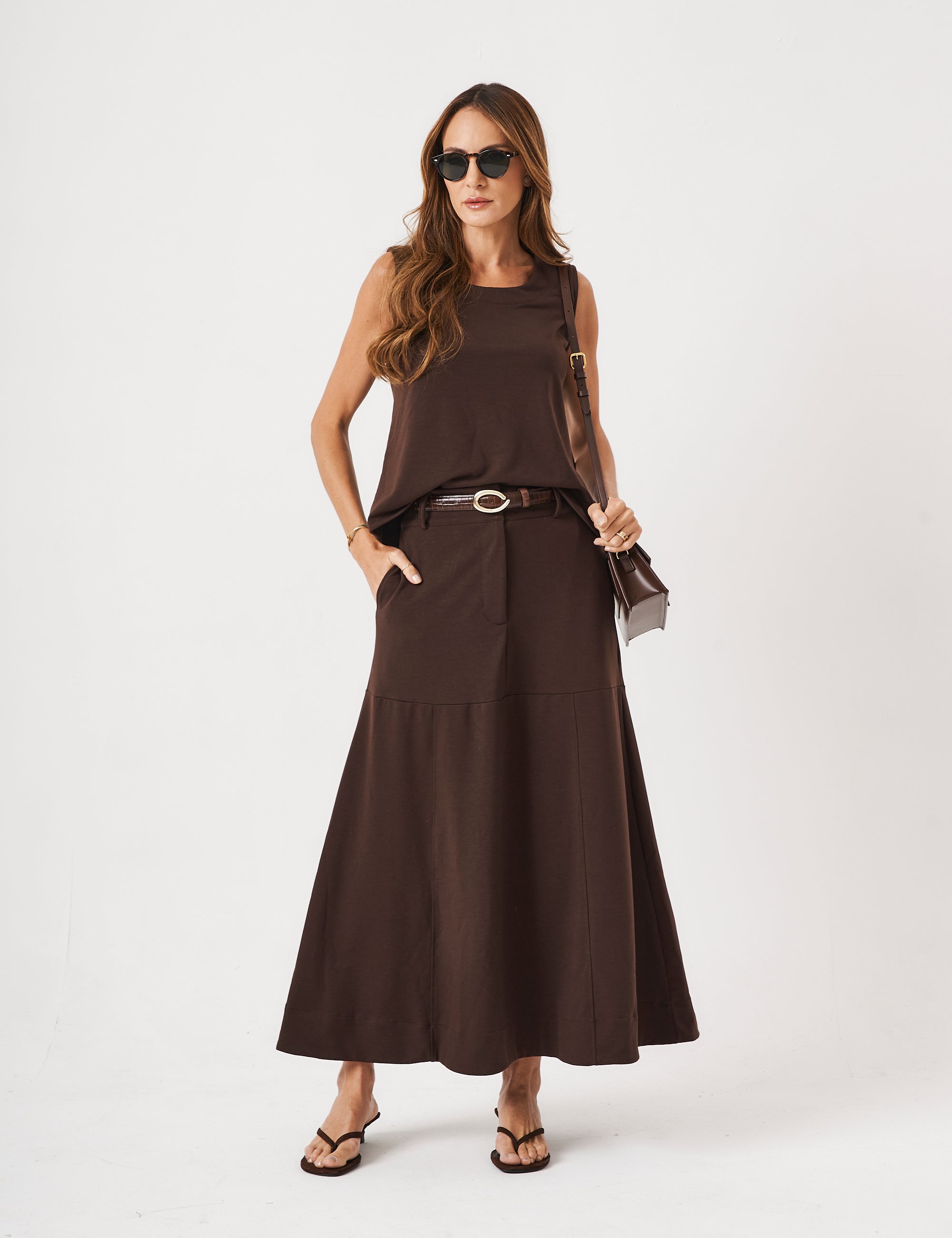 Conjunto Ayla Marrom
