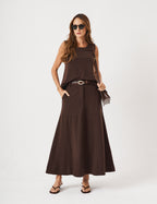 Conjunto Ayla Marrom
