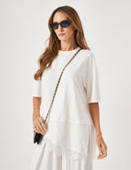 Conjunto Blusa Chiara Off White e Calça Aladin Off White