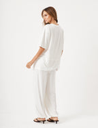 Conjunto Blusa Chiara Off White e Calça Aladin Off White