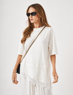 Conjunto Blusa Chiara Off White e Calça Aladin Off White