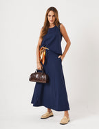 Conjunto Ayla Azul Marinho