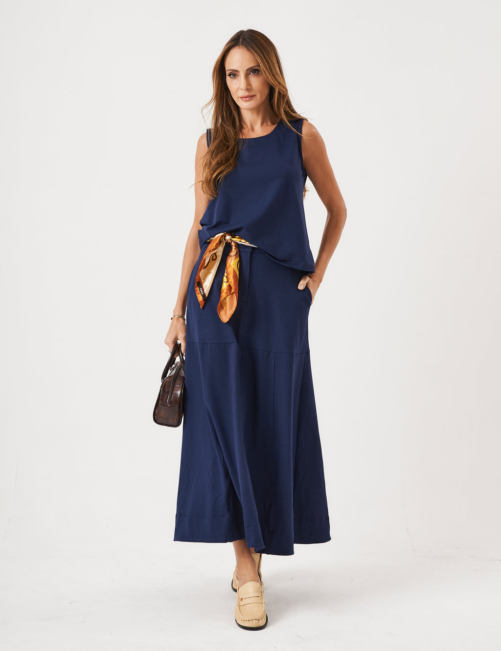 Conjunto Ayla Azul Marinho