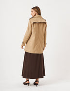 Jaqueta Trench Coat Bege